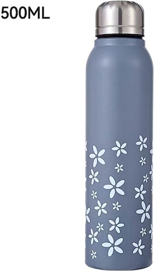 Uncle George BPA Free Μπουκάλι Θερμός Ανοξείδωτο BPA Free 500ml Γκρι