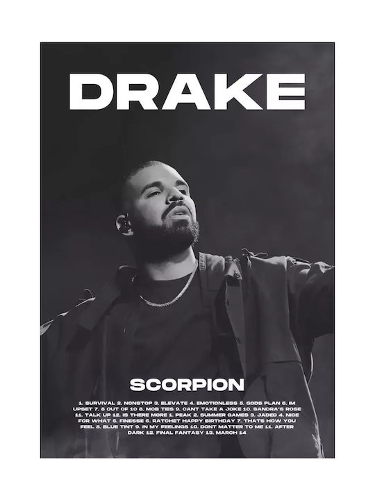 Music Poster Drake Scorpion Ms094 21cm x 30cm
