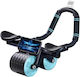 Abdominal Wheel Timer Arvada Urbnfit Automatic Rebound Mechanism Elbow Supports 10cm Wheel Width Complete Set Black Blue