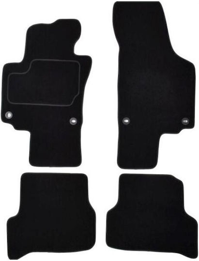 Custopol Σετ Μαύρα Πατάκια Vw185c Vw Golf Plus 5m1 – 4 Τεμ