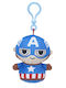 Captain America Marvel Keychain Buddies Bagclip Plush 10cm