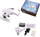 Head Safety Glasses with Magnification and LED Light 1pcs