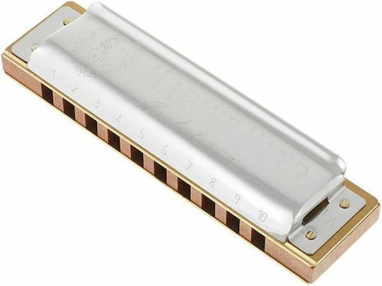 Hohner Harmonica Marine Band 1896 Classic Key of A (La) Major