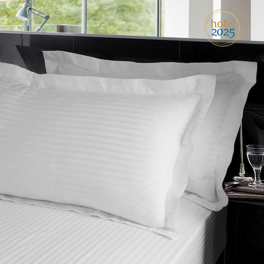 Isadore Lorraine Hotel Pillowcase Striped from Cotton & Polyester 72x52cm.