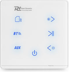 Powerline A50w Built-in Wall Amplifier 20w Rms Bluetooth Usb Sd White Power Dynamics