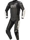 Δερμάτινη Στολή Αναβάτη Alpinestars Gp Force V2 2pc Black White