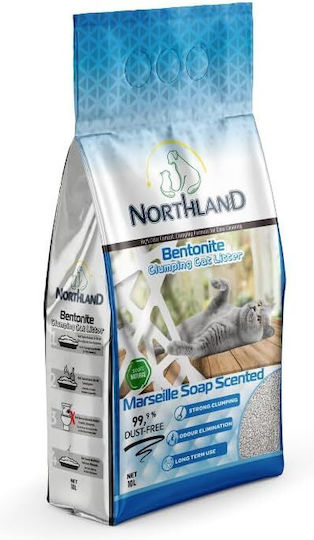 Northland Bentonit Katzenstreu mit Duft Marseiller Seife 10Es
