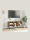 Living Room TV Unit Brown Wood L69.5xW30xH50cm