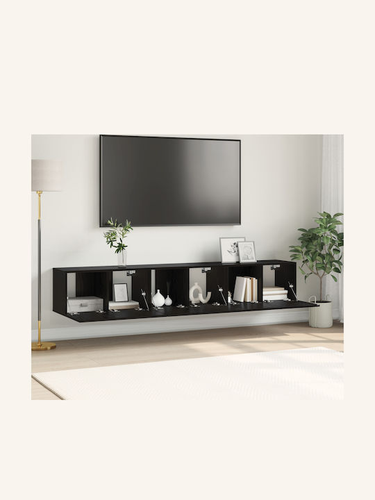 Wohnzimmer TV-Einheit Black Oak L60xB30xH30cm