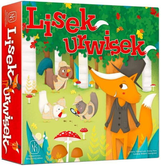Board Game Lisek Urwisek for 2-4 Players 5+ Years Old (PL) Nasza Ksiegarnia
