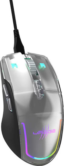 URage Reaper 515 RGB Gaming Ποντίκι 12000 DPI Ασημί