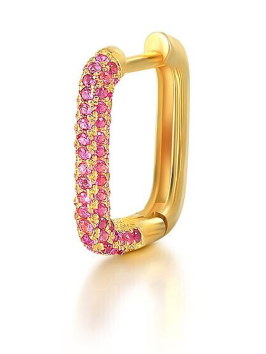 Atofio Kosmima Earrings made of Silver Gold Plated Atofio Kosmima Earrings made of Silver Gold Plated