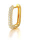 Atofio Kosmima Earrings made of Silver Gold Plated