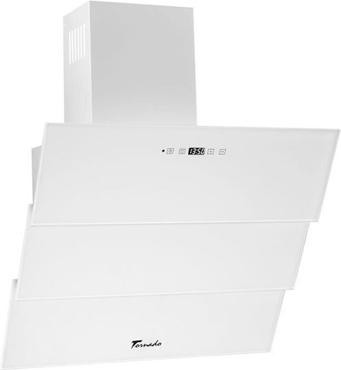Tornado Megas 1200-60 LED Απορροφητήρας Καμινάδα 60cm Λευκός