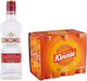 Packung 6x Kinnie 330ml Kingsmill Gin 500ml
