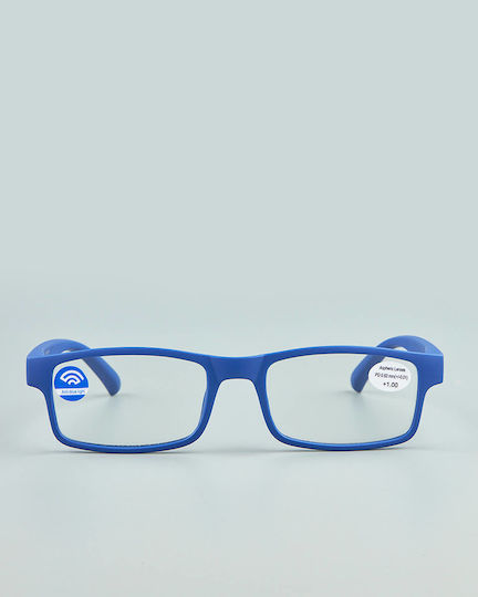 S2450 Lesebrille +3.50 in Blau Farbe