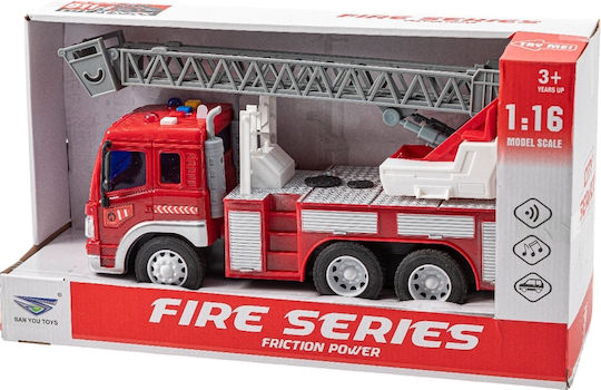 Gounaridis Toys Φορτηγό Πυροσβεστικό Pull Back για 3+ Ετών