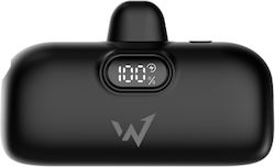 Wonder WX5D Extra Compact 5000mAh 18W Μαύρο Wonder WX5D Extra Compact 5000mAh 18W Μαύρο