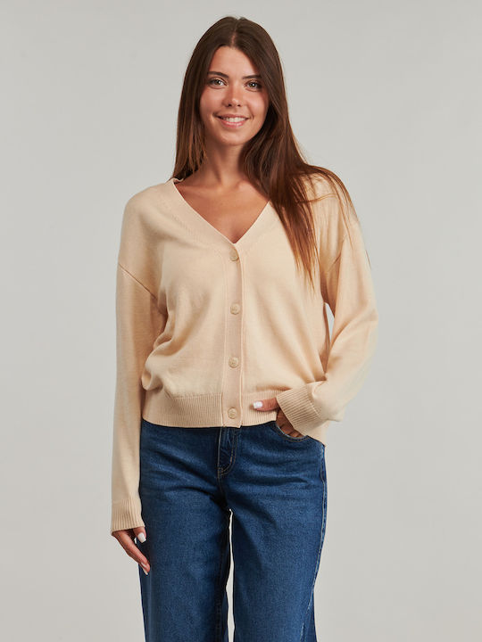 Guess Short Women's Cardigan Beige