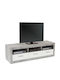 TV-Ständer Romfera 103 Grau Weiß M185xT42xH49cm