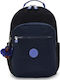 Kipling Seoul Чанта Раница за лаптоп 15" в Син цвят