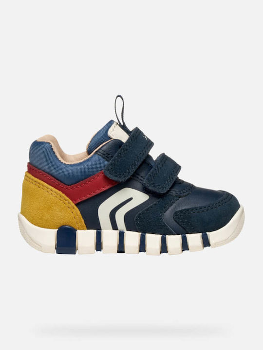 B IUPIDOO Παιδικά Sneakers Ανατομικά με Σκρατς Μπλε