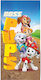 Paw Patrol Prosoape De Plajă Pentru Copii Boss Pups Prosop De Baie 70x140cm