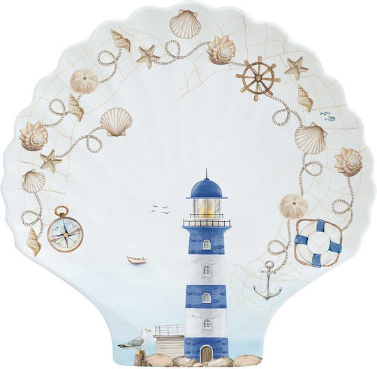 Easy-Life Farfurie joasă Albastru cu Diametru 28cm