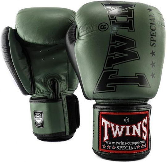 Twins Special Boxing Gloves for Match Green