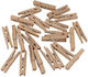 Set 24er Holzhandwerksdekoration Naturfarben 4,5 cm