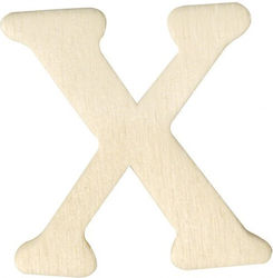 Ξυλ Γραμματα Λατιν 4 Cm X