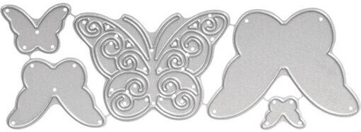 Set 5 Bucăți Matrițe De Tăiere Whimsical Butterflies 1 3-4 5cm
