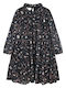 Girls Dress Long Sleeve Animal Print Set of 2 with Accessories Multicolour