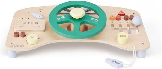 Kids Concept Steering Wheel made of Wood with Sounds for 18++ Months