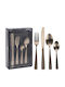 Excellent Houseware Set de Tacâmuri Auriu 16buc