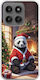 Animale De Crăciun Panda Motorola Edge 60 Pro 5G Husa Flexibilă TPU Silicon Transparent