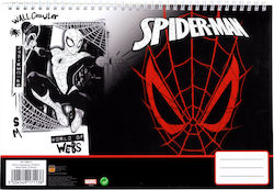 Gim A4 Μπλοκ Ζωγραφικής Spiderman World Webs 30...