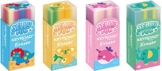 Γόμα Jelly Fun Διάφορα Χρώματα Keyroad