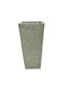Ceramart Plastic Flower Pot Gray 52x52x100cm