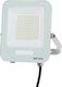 Eurolamp Στεγανός Προβολέας LED 50W Φυσικό Λευκό 4000K IP66