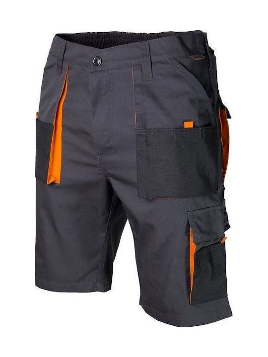 Sara Workwear King Work Shorts Gray