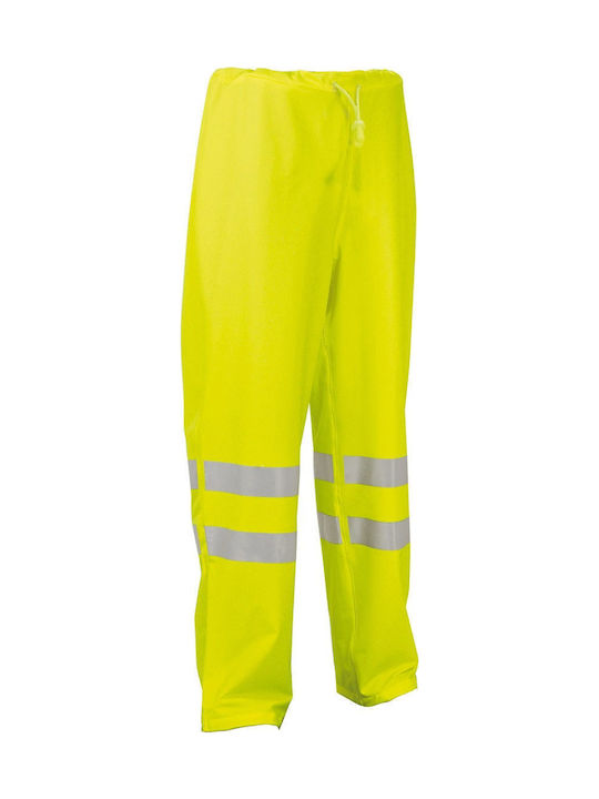 Cofra Overtrousers Ανακλαστικό και Αδιάβροχο Παντελόνι Εργασίας Κίτρινο