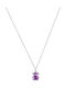 Tous Silver Amethyst Mop Колие