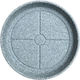 Ceramart Plate Pot Old Grey Stone 44x44cm P20GRAY