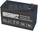 Elan Батерия UPS с Капацитет 7Ах и Напрежение 12V 92803 1бр