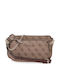 Logo Women's Bag Shoulder Brown