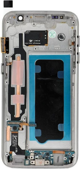 Οθόνη με Μηχανισμό Αφής και Πλαίσιο για SAMSUNG S7 (Χρυσό)