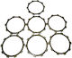 Yamaha Dt200 3et/fzr600 90-00/dt125 88-/wr200 Trw Kupplungsscheibe Set