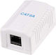Logilink Np0100 Cat.6a Wall Outlet 1x Rj45 Unshielded Pure White