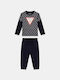 Kids Sweatpants Set Blue 2pcs
